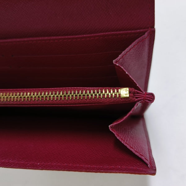 LV × TM PORTE MONNAIE Monogram Coated Canvas White Wallet