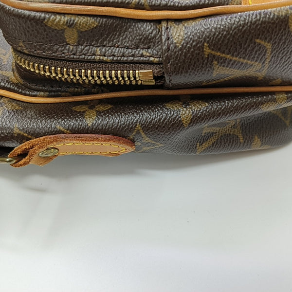 AMAZON Monogram Coated Canvas Brown
