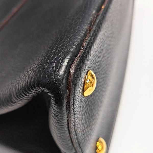 CAPUCINES GM Calfskin Black