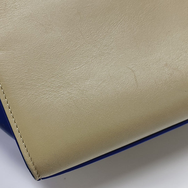 TRAPEZE Small Calfskin Beige