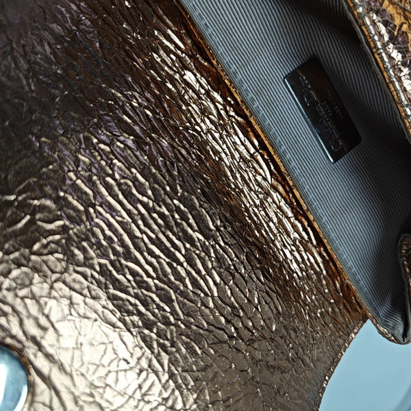 Stardust Small Cannage Calfskin Rose Gold