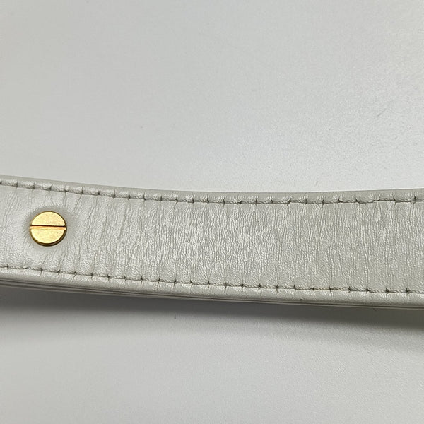 BOY CHANEL Mini Quilted Calfskin White