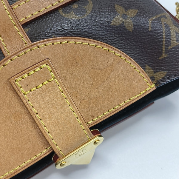 DUFFLE Monogram Coated Canvas Brown