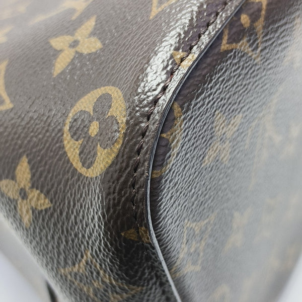NÉONOÉ MM Monogram Coated Canvas Brown
