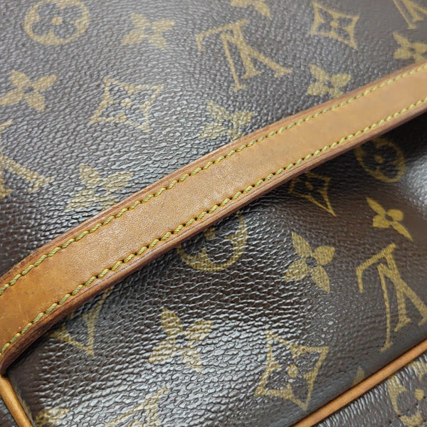 REPORTER Monogram Coated Canvas Brown