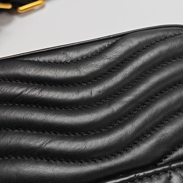 NEW WAVE Quilted Calfskin Black