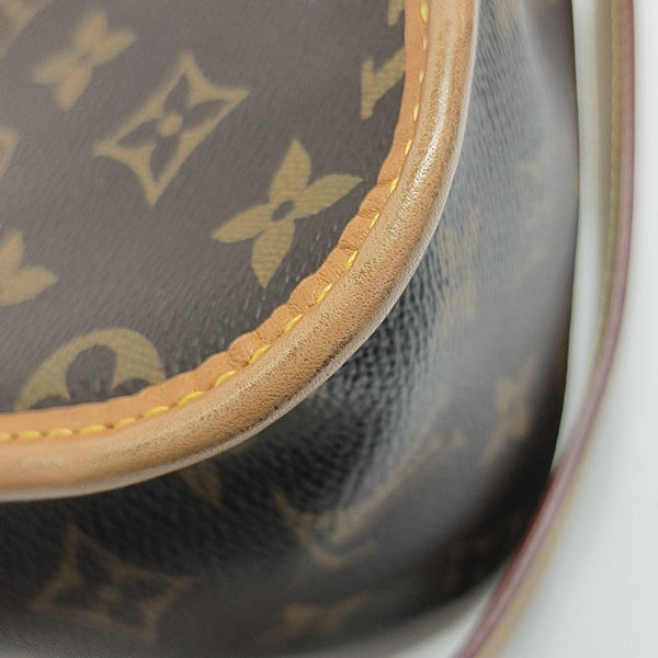 DIANE Monogram Coated Canvas Brown