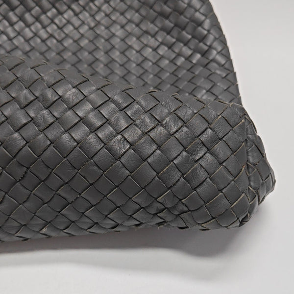 Calfskin Shoulder Bag Gray