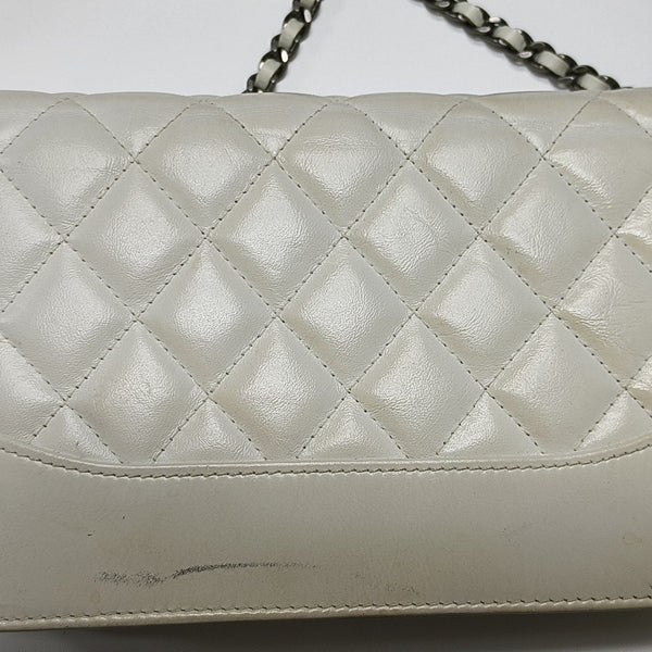 WOC Quilted Calfskin White