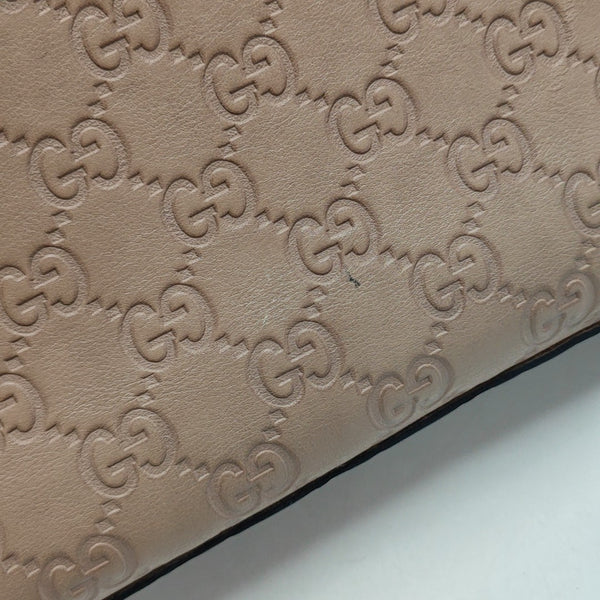 Emily Chain Monogram Calfskin Beige