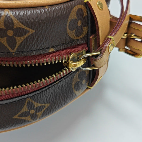 BOITE CHAPEAU PM Monogram Coated Canvas Brown