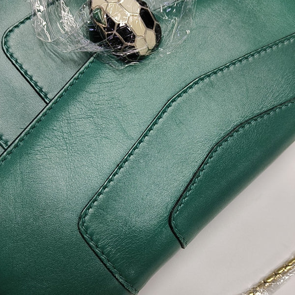 SERPENTI FOREVER Medium Calfskin Green