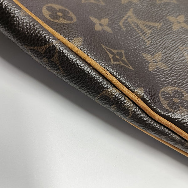 ODEON Monogram Coated Canvas Brown