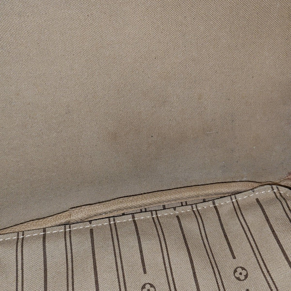 NEVERFULL MM Monogram Coated Canvas Brown