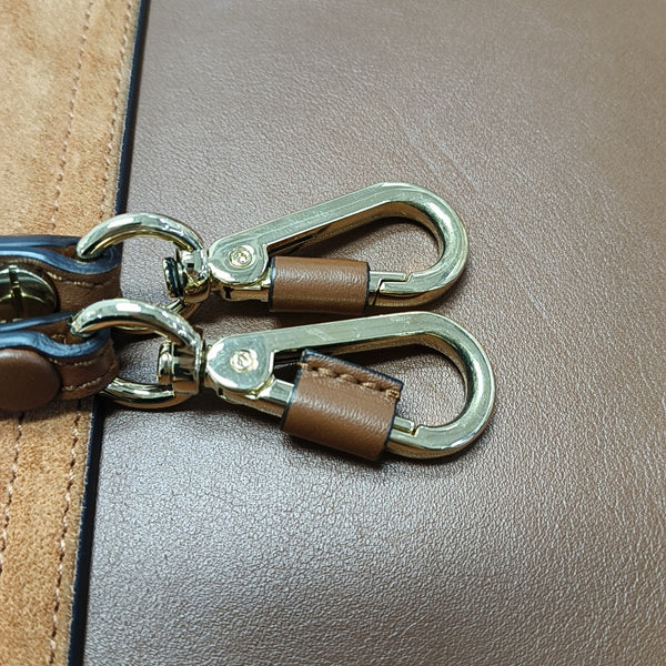 Faye Small Calfskin Brown