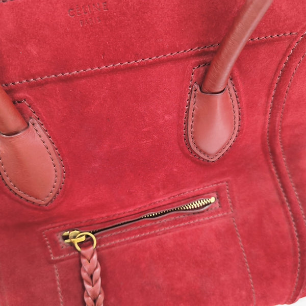 PHANTOM Medium Suede Red