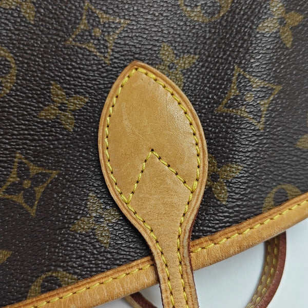 NEVERFULL GM Monogram Coated Canvas Brown