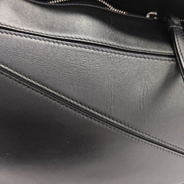 Puzzle Medium Calfskin Black