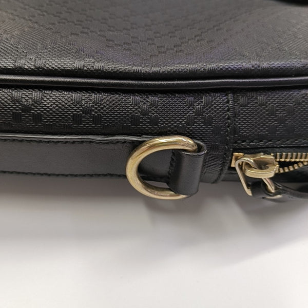 Calfskin Top Handle Bag Black