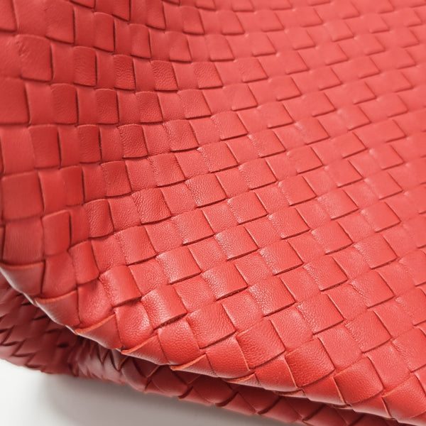 Lambskin Tote Bag Red