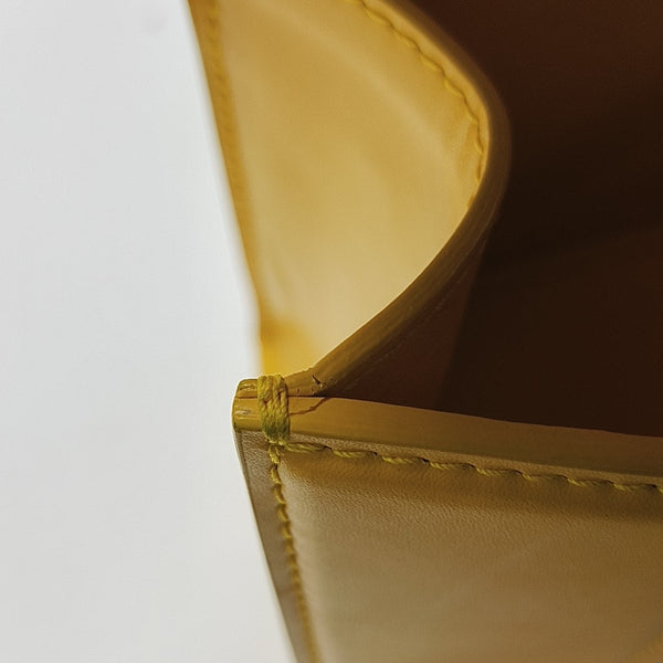 Hourglass XS Calfskin Yellow