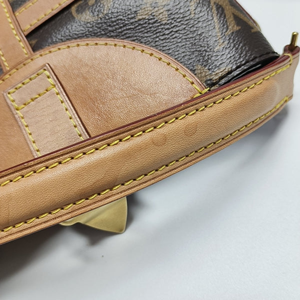 DUFFLE Monogram Coated Canvas Brown
