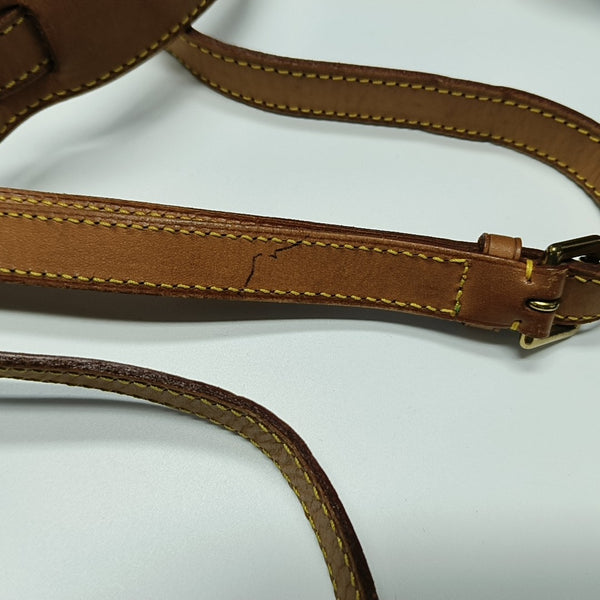 SOLOGNE PM Monogram Coated Canvas Brown