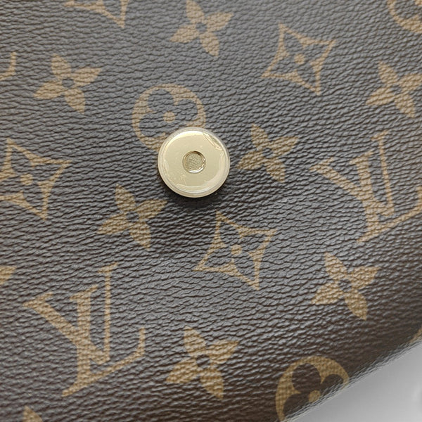 LOCKY BB Monogram Coated Canvas Brown