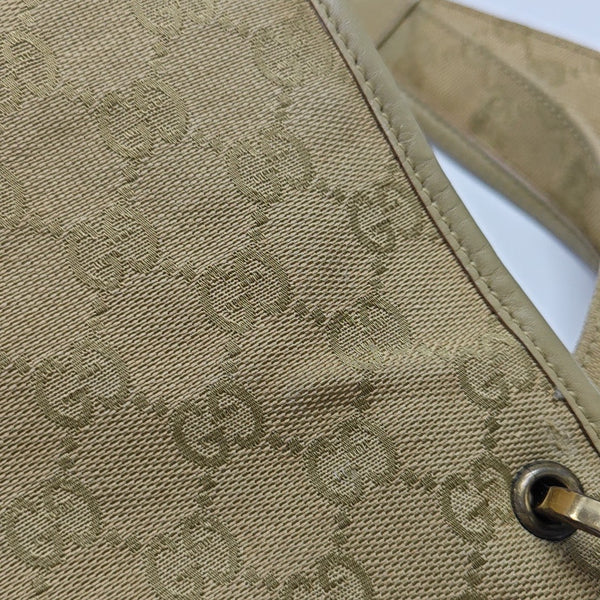 Monogram Canvas Tote Bag Beige