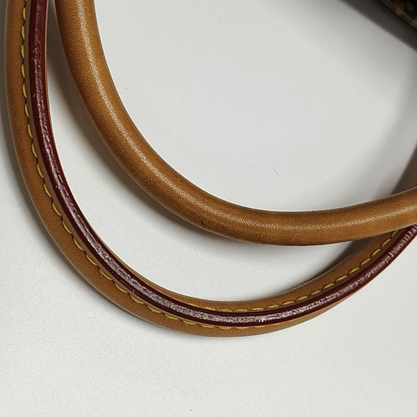 MONTAIGNE GM Monogram Coated Canvas Brown