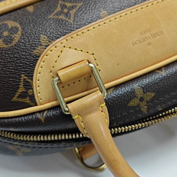 DEAUVILLE Monogram Coated Canvas Brown