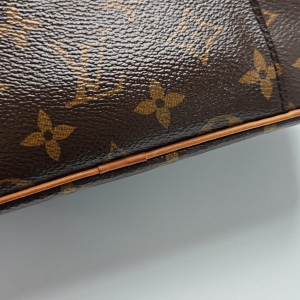 NICE BB Monogram Coated Canvas Brown