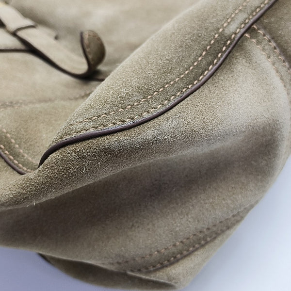 Suede Tote Bag Gray