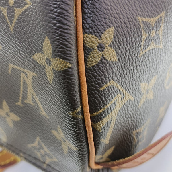 SPEEDY 30 Monogram Coated Canvas Brown