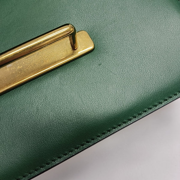Cahier Saffiano Calfskin Green