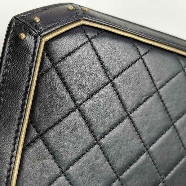 Quilted Lambskin Black