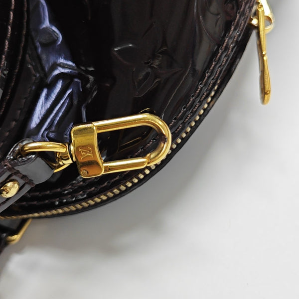 ALMA BB Monogram Patent Leather Red