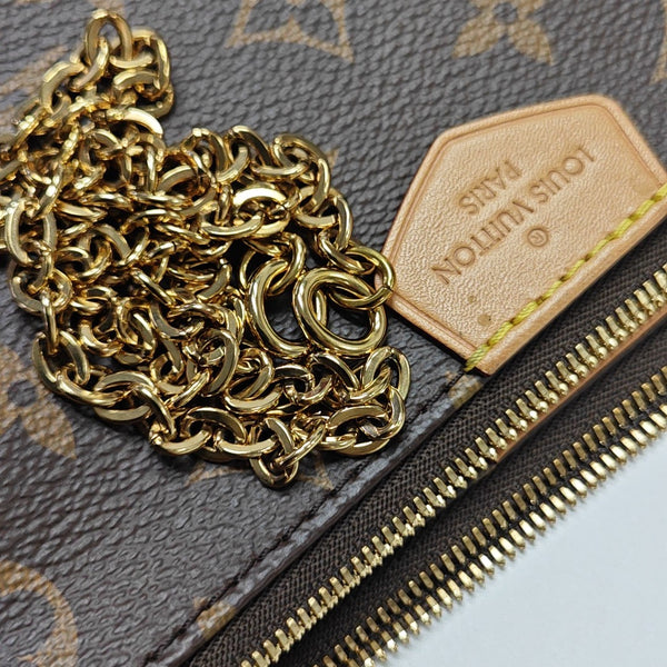 MULTI Monogram Coated Canvas Brown