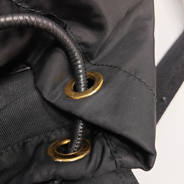 The Rucksack Medium Nylon Black