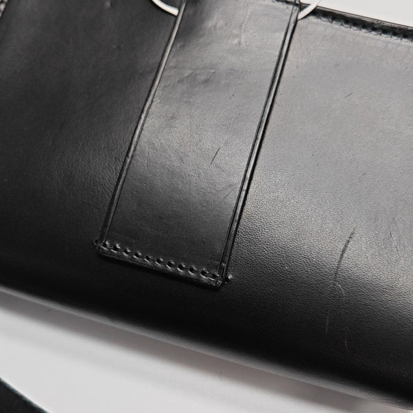 Calfskin Shoulder Bag Black