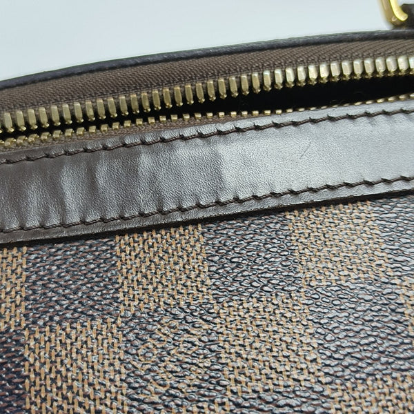 TREVI Damier Ebene Coated Canvas Brown