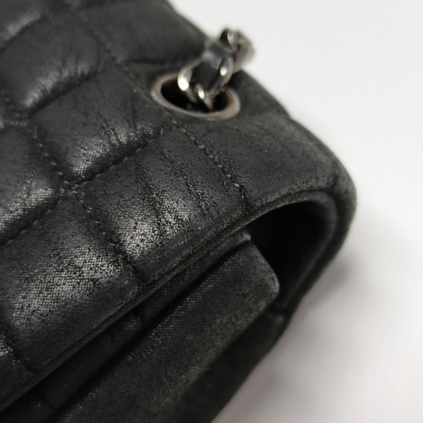 Quilted Calfskin Shoulder Bag Black