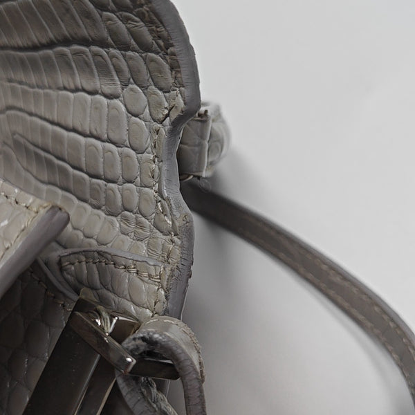 CASSANDRA Mini Calfskin Gray