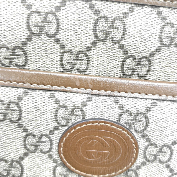 Bree Monogram Coated Canvas Beige