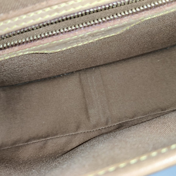 SOLOGNE PM Monogram Coated Canvas Brown