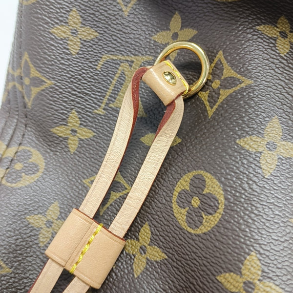 NEVERFULL INSIDE OUT GM Monogram Coated Canvas Brown