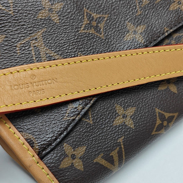 DIANE Monogram Coated Canvas Brown