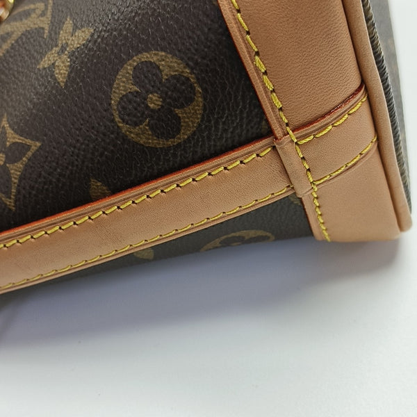 NOÉ Nano Monogram Coated Canvas Brown