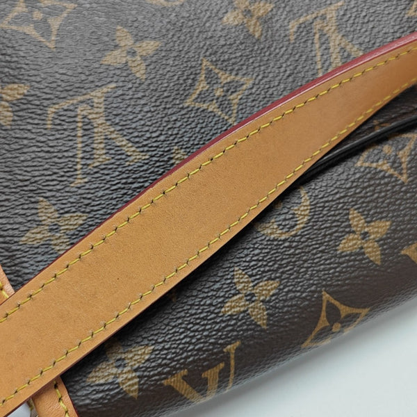 DIANE Monogram Coated Canvas Brown
