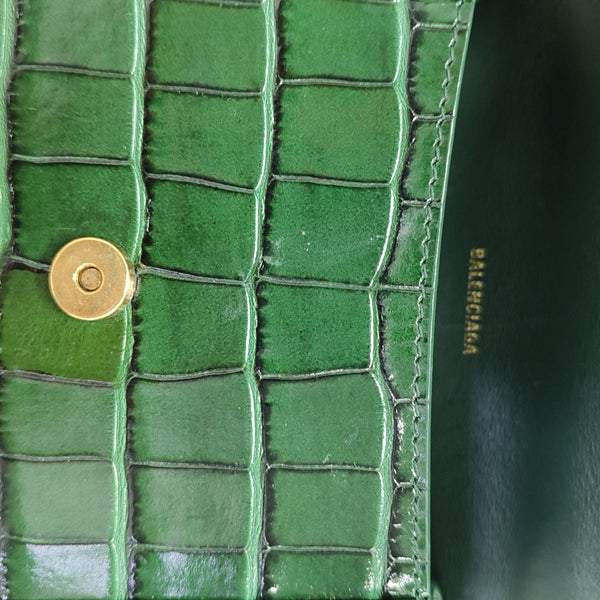 Hourglass S Calfskin Green